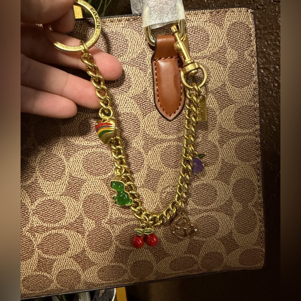 Coach chain charm